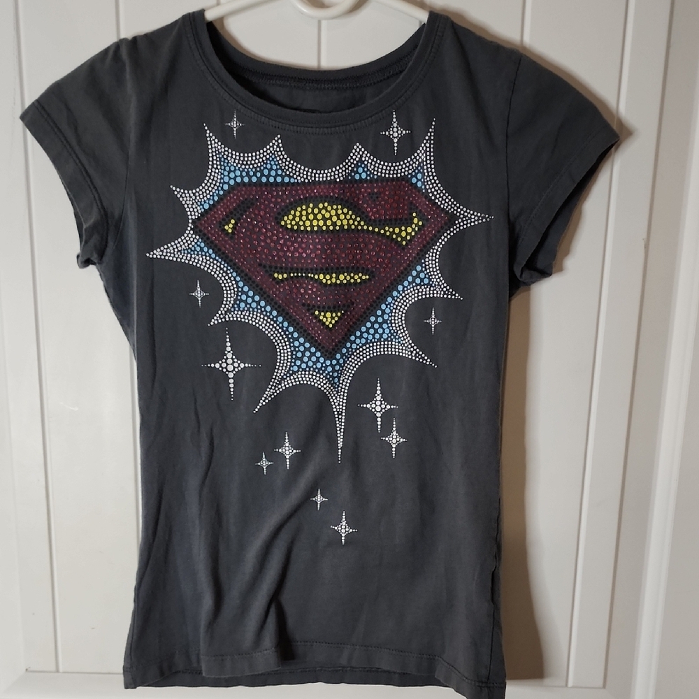 Superman Graphic Kids T-Shirt - Gray